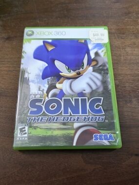 Xbox 360 Sonic the Hedgehog Game Cib